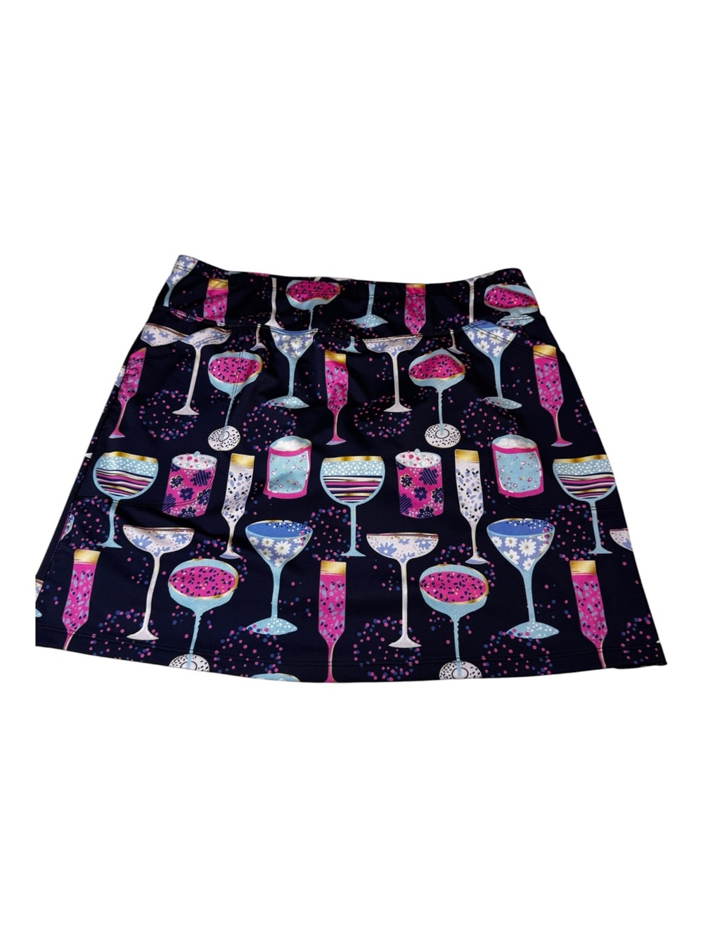 B-Skinz After Dark Cocktail Martini Athletic Golf Tennis Pickleball Skort XL